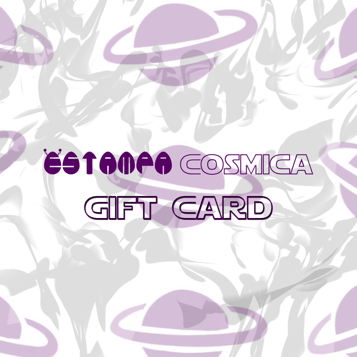 Tarjeta de regalo de Estampa Cósmica